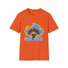 Load image into Gallery viewer, Women’s Original American T-Shirt — Vintage Sun Headdress Graphic