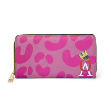 Load image into Gallery viewer, ORIGINAL AMERICAN pink leopard Zipper Wallet
