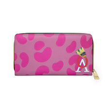 Load image into Gallery viewer, ORIGINAL AMERICAN pink leopard Zipper Wallet