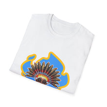 Load image into Gallery viewer, Women’s Original American T-Shirt — Vintage Sun Headdress Graphic