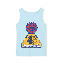 Load image into Gallery viewer, Mesoamerican Co. Sunstep Tank Top — Retro Aztec Graphic Tank
