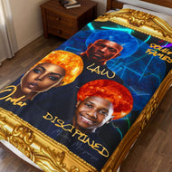 SOLAR FAMILY Velveteen Plush Blanket