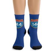 INTERSTATE 144 DTG Socks