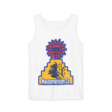 Load image into Gallery viewer, Mesoamerican Co. Sunstep Tank Top — Retro Aztec Graphic Tank
