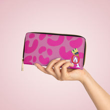 Load image into Gallery viewer, ORIGINAL AMERICAN pink leopard Zipper Wallet
