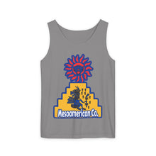 Load image into Gallery viewer, Mesoamerican Co. Sunstep Tank Top — Retro Aztec Graphic Tank
